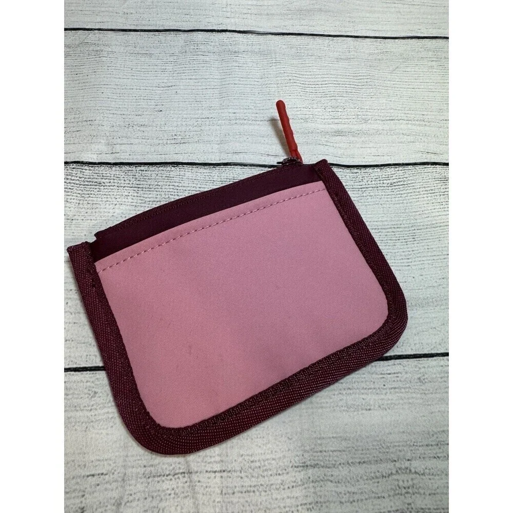 Lululemon True Identity Card Case Wine Berry / Hot Heat / Pink Tide NWT